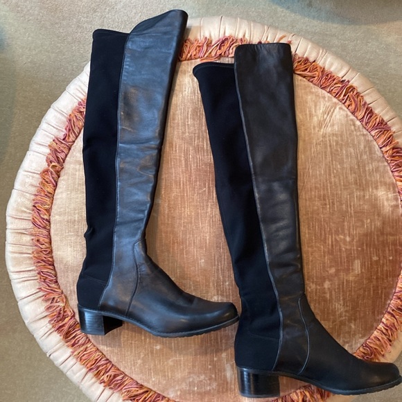 STUART WEITZMAN OVER-THE-KNEE 50/50 RESERVE BOOTS EUC - Picture 11 of 14